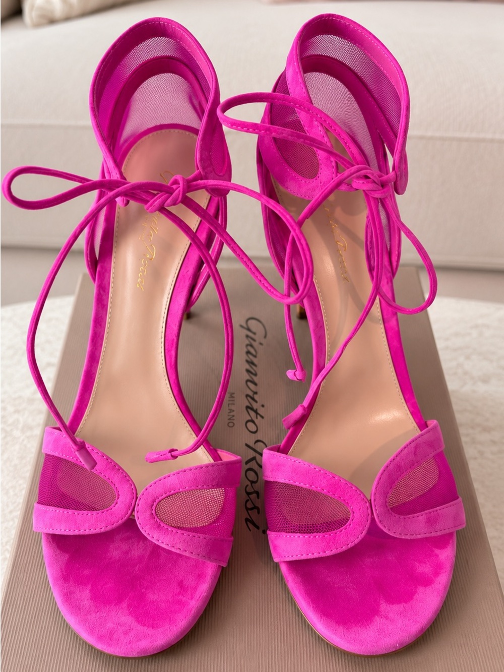 Gianvito Rossi Falene High Heel Sandals – Size 38 NEW!